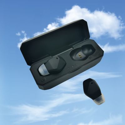 자동 에코 억제 청력 손실 의료기기 검은색 통로 내 재충전 가능한 청력 보조기