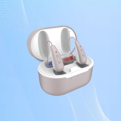 심한 난청을 위한 8채널 디지털 칩 BTE OTC 보청기