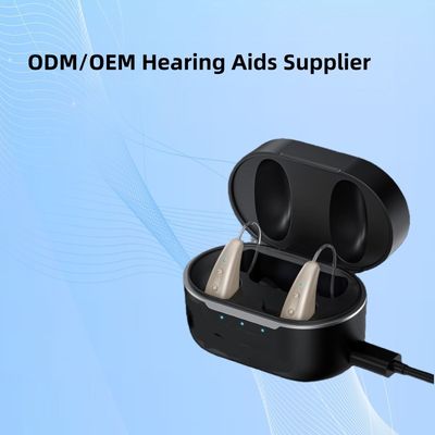 경량 디지털 보청기, 2.6g, 베이지색 또는 맞춤형, FDA 인증