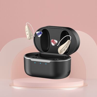 컴팩트 ITC CIC OTC 보청기 BTE 디지털 28.4mm 9.9mm 7.6mm 청력 증폭기 사운드 솔루션