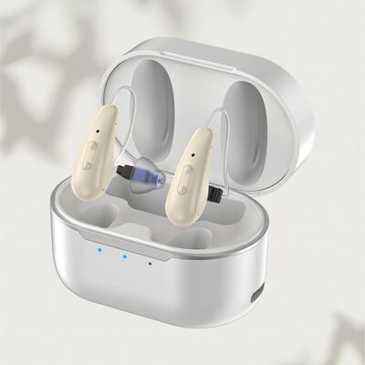 조절 가능한 볼륨 조절 및 향상된 청력 능력을 위한 오디오 기능이 있는 청각 장애인용 휴대용 사운드 증폭기