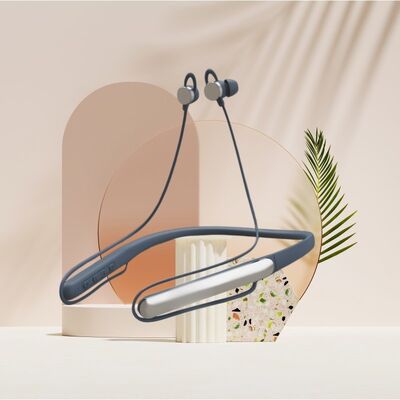 넥밴드 디자인과 음성 향상 기능으로 향상된 청취 경험을 제공하는 볼륨 조절 블루투스 보청기