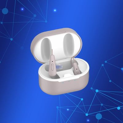 보이지 않는 OTC 보청기 35dB 증폭 디지털 사운드 앰프 8 채널 충전식 청각 장치